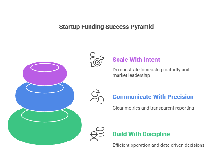 Startup Funding Success Pyramid