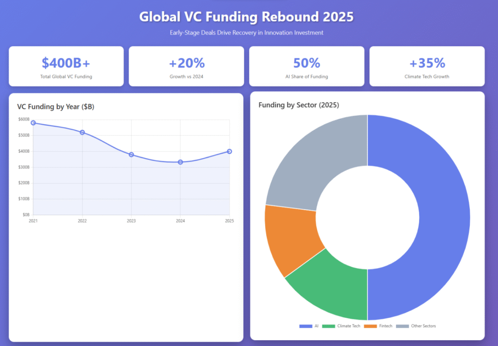 Global VC Funding Rebounds 2025