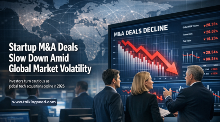 Banner Image - Startup M&A Deals Slow Amid Global Market Volatility